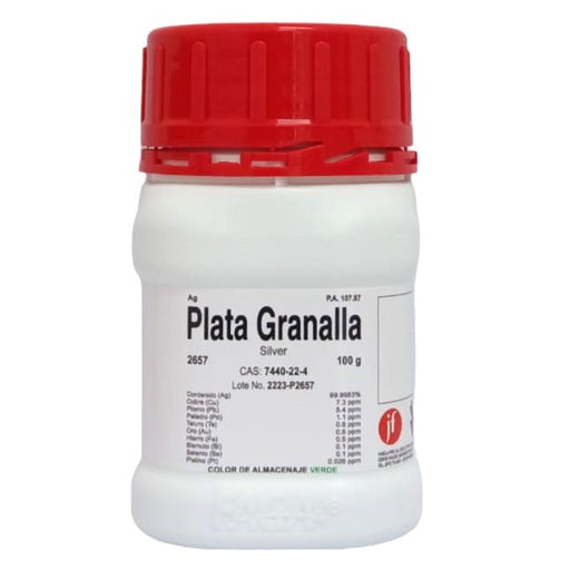 2657-100 - Plata Granalla .999 100G Pureza 99.9983% ID-6833