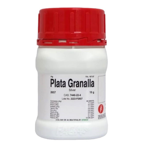 2657-10 - Plata Granalla .999 10G Pureza 99.9983% ID-6830