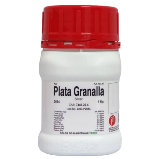 2657-1000 - Plata Granalla .999 1 Kg Pureza 99.9983% ID-6835