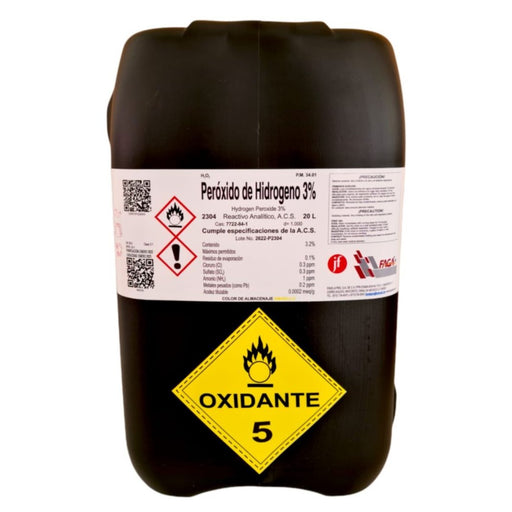 2304-20000 - Peroxido De Hidrogeno 3% 20 Litros ID-6811