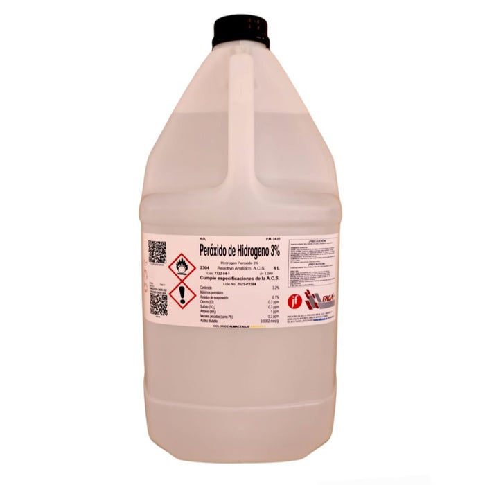 2304-4000 - Peroxido De Hidrogeno 3% 4 Litros ID-6810