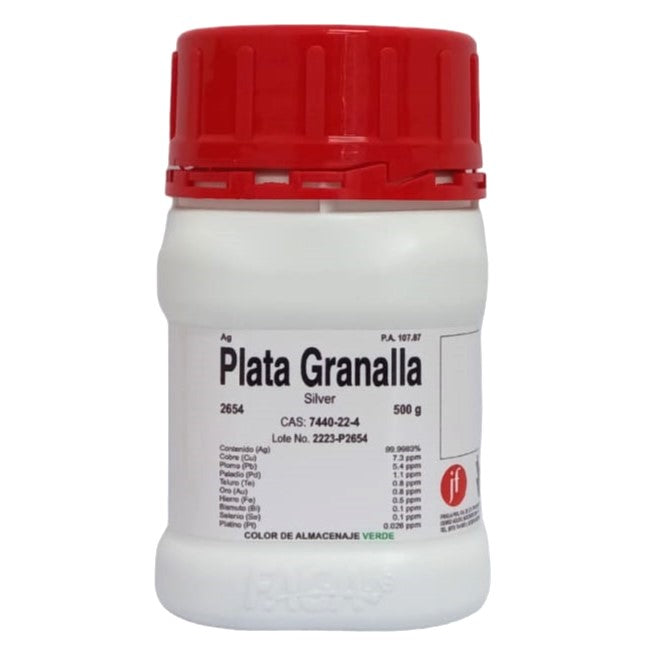 2657-500 - Plata Granalla .999 500G Pureza 99.9983% ID-6834