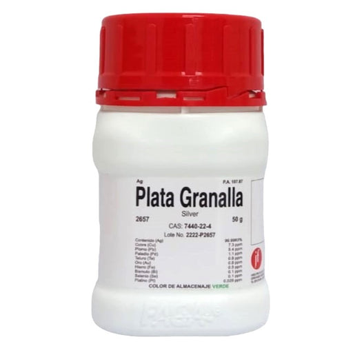 2657-50 - Plata Granalla .999 50G Pureza 99.9983% ID-6832