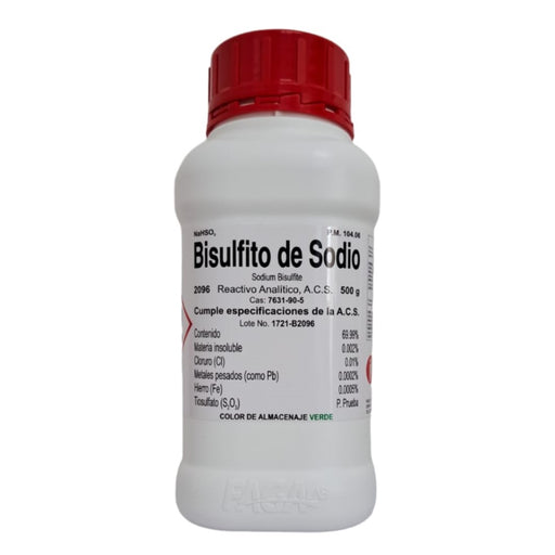 2096-500 - Bisulfito De Sodio R. A. De 500 G ID-6158