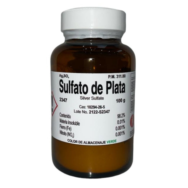 2347-100 - Sulfato De Plata R. A. De 100 G ID-2781