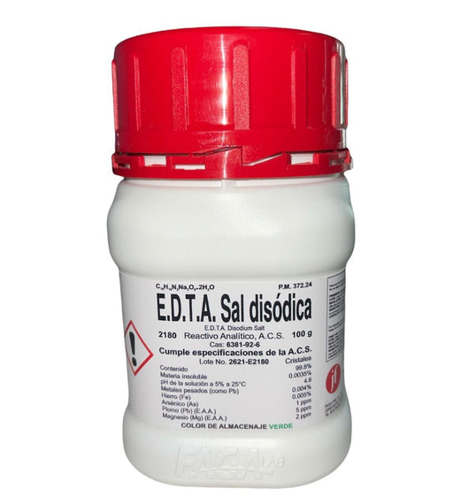 2180-100 - E.D.T.A. Sal Disodica R. A. De 100 G ID-3657