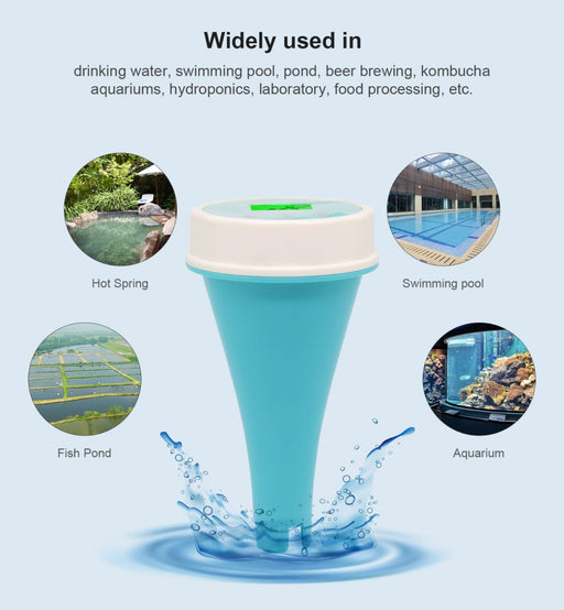 Analizador De Agua Inteligente Flotante 6 En 1 Bluetooth Meterk ID-2079380