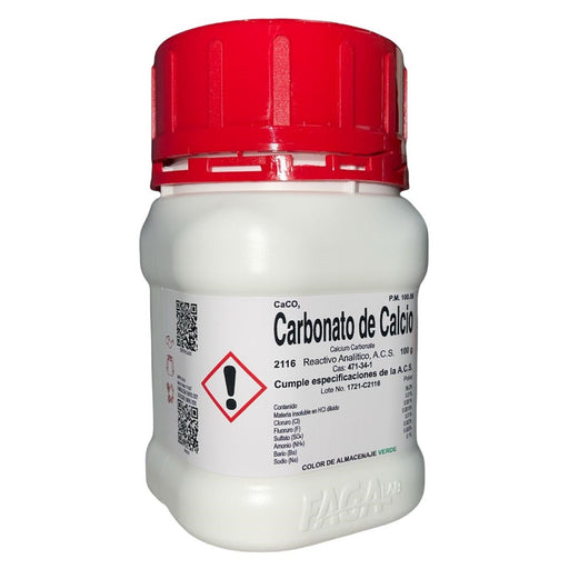 2116-100 - Carbonato De Calcio R. A. De 100 G ID-3455