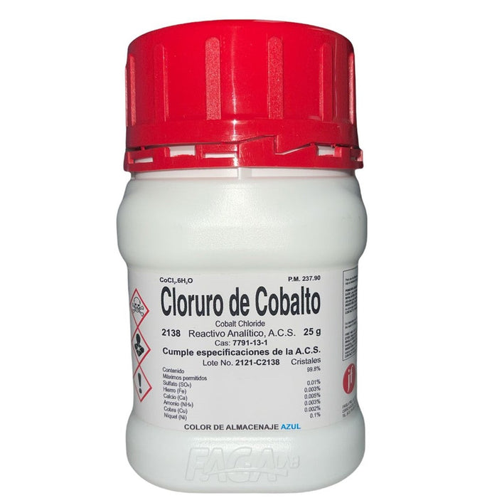 2138-25 - Cloruro De Cobalto R. A. De 25G ID-3253