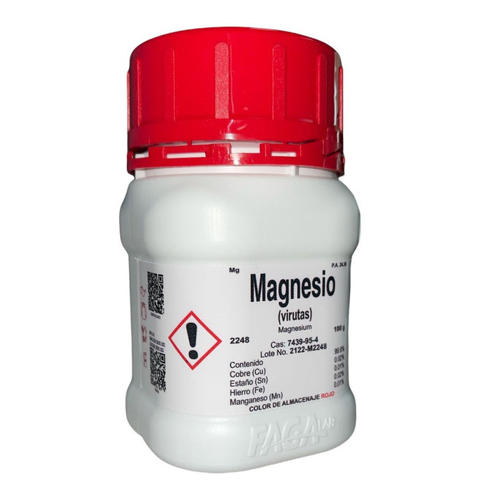 2248-100 - Magnesio (Virutas) R. A. De 100 G ID-2341