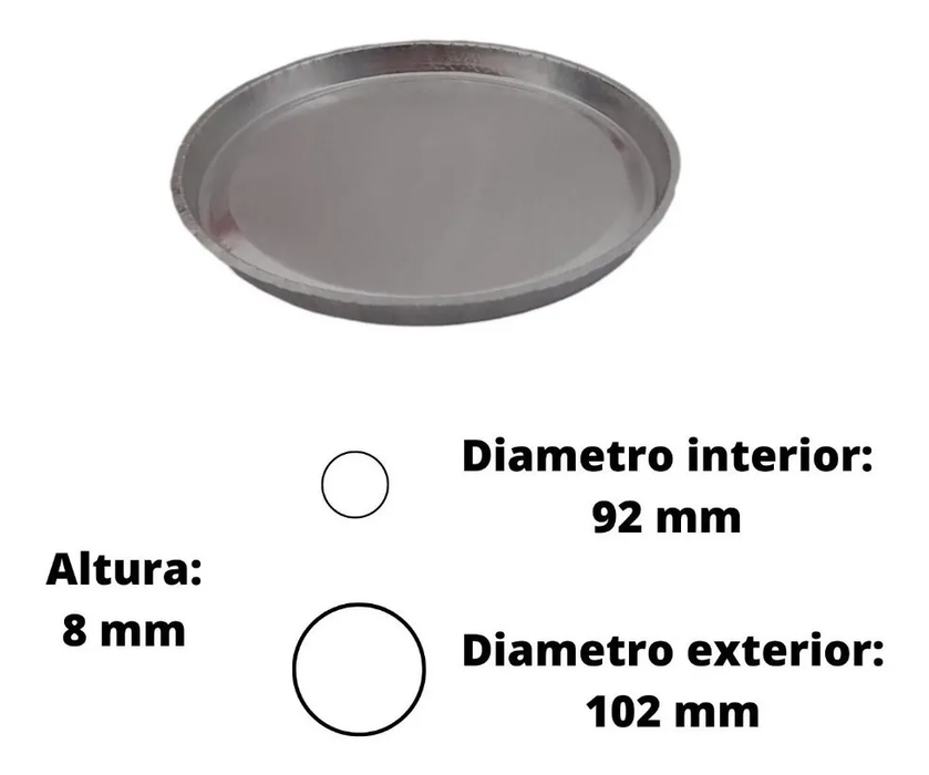 Cpah - Charola De Aluminio Desechable Para Analizador De Humedad ID-4435