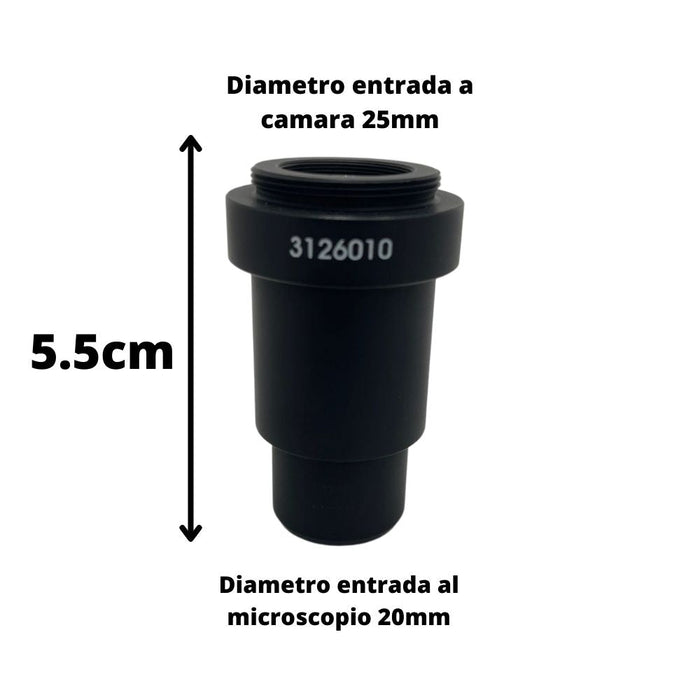 Adaptador De Cámara C-Mount Para Microscopio Cxl 0.5X Labomed ID-1981365
