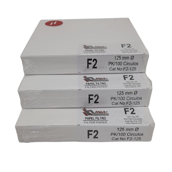 3F2-125 - Paquete De 3 Papel Filtro Cualitativo F2-125 ID-1403