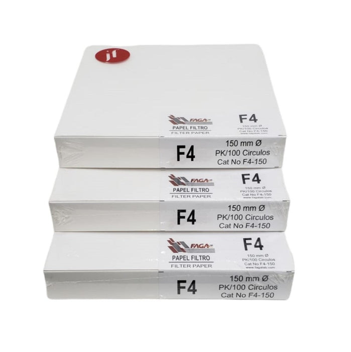 3F4-150 - Paquete De 3 Papel Filtro Cualitativo F4-150 C/100 ID-1456