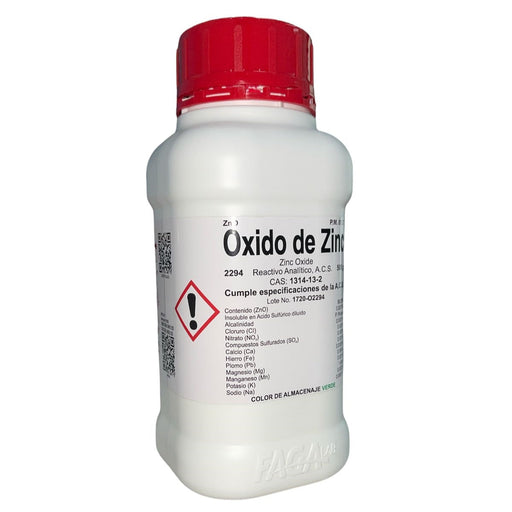 2294-500 - Oxido De Zinc R. A. De 500 G ID-3112