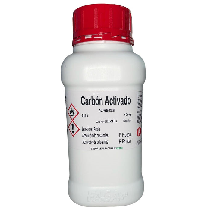 2113-100 - Carbón Activado Granular R. A. De 100 G ID-3434