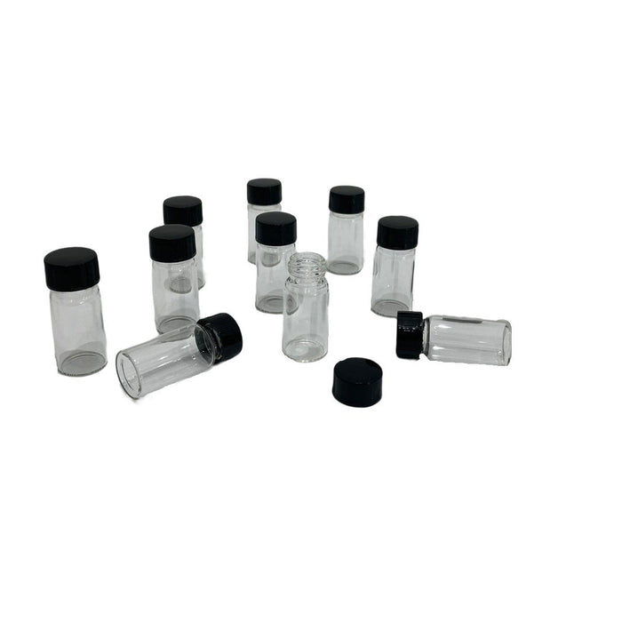 10V20 - Vial De Vidrio Tapa De Plástico 20Ml Paq C/10 ID-4983