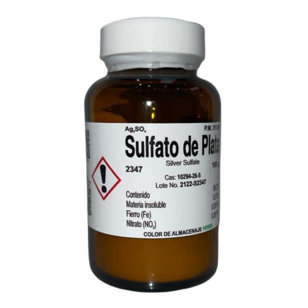 2347-100 - Sulfato De Plata R. A. De 100 G ID-2782