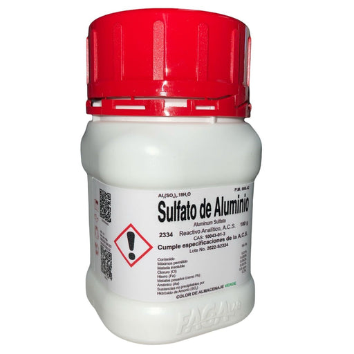 2334-100 - Sulfato De Aluminio R. A. De 100 G ID-2744