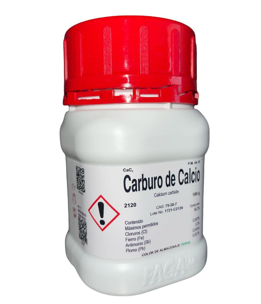 2120-100 - Carburo De Calcio R. A. De 100 G ID-3278