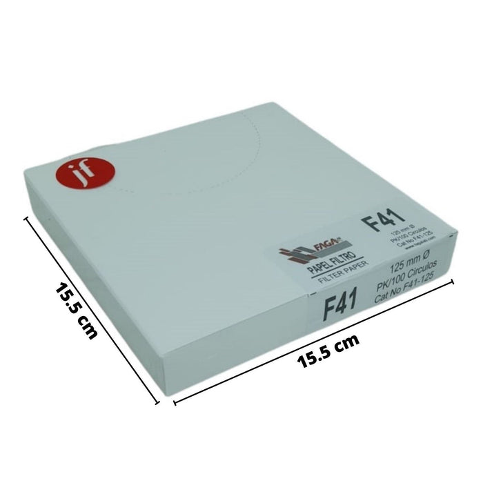 F41-125 - Papel Filtro Cuantitativo C/100 F41-125 ID-1304