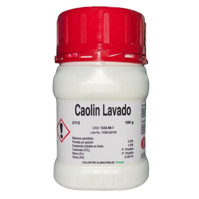 2112-100 - Caolín Lavado R. A. De 100 G ID-3424