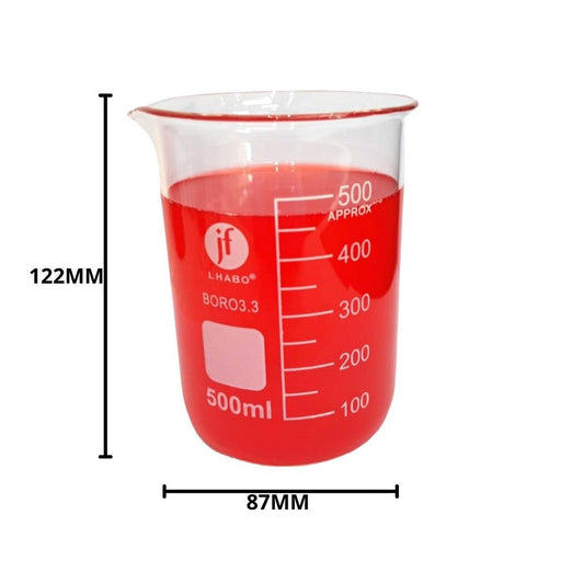 1101-500 - Vaso Precipitado De Vidrio 500 Ml ID-5167