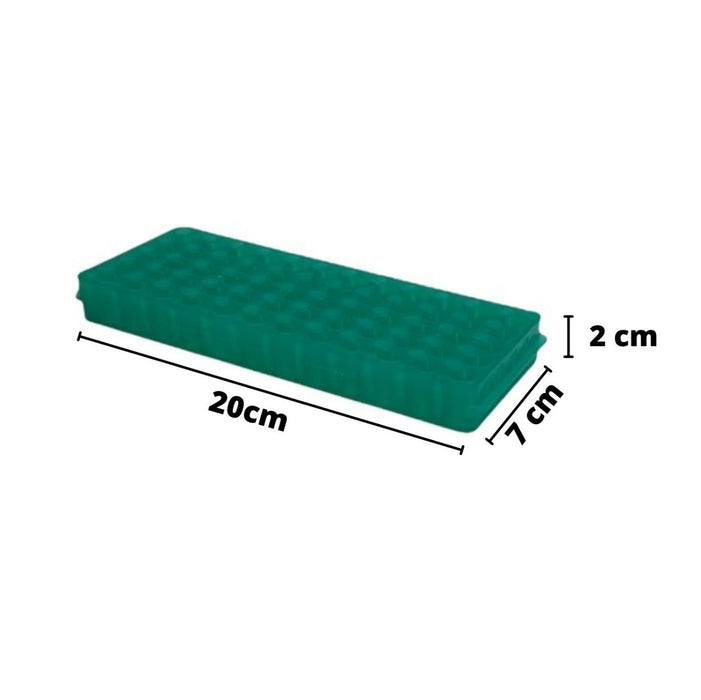 3Sptc215 Verde - Gradilla Para Microtubos De 0.5Ml, 1.5Ml Y 2Ml Paq C/3 ID-4916