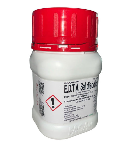 2180-100 - E.D.T.A. Sal Disodica R. A. De 100 G ID-3658