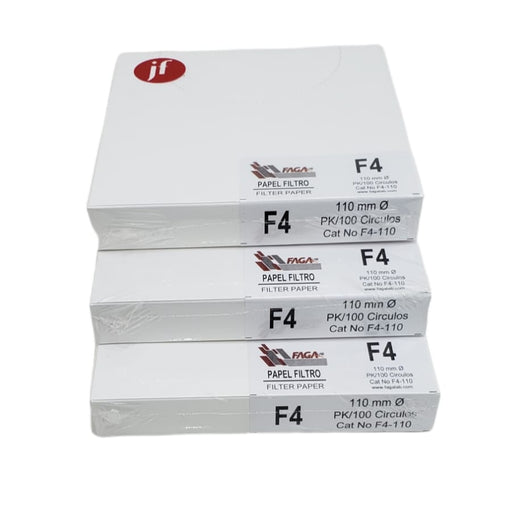 3F4-110 - Paquete De 3 Papel Filtro Cualitativo F4-110 C/100 ID-1450