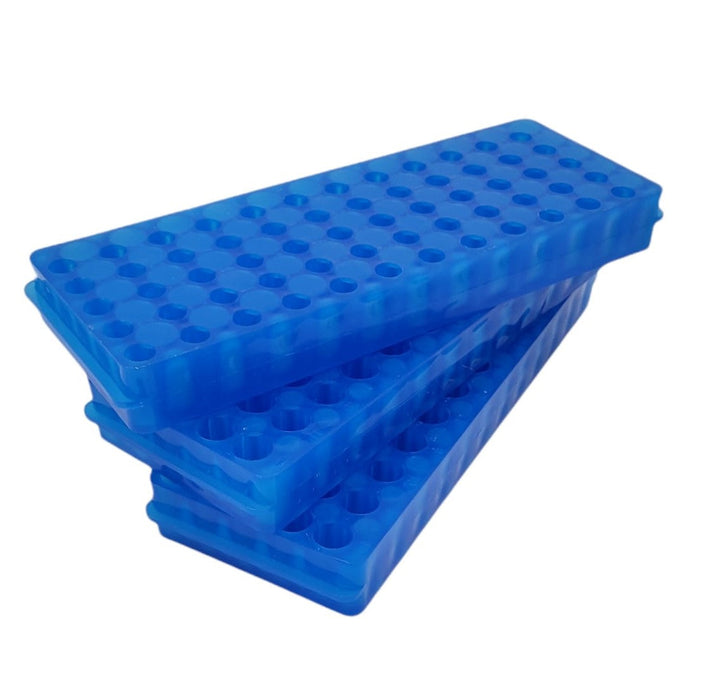 3Sptc215 Azul - Gradilla Para Microtubos De 0.5Ml, 1.5Ml Y 2Ml Paq C/3 ID-4855