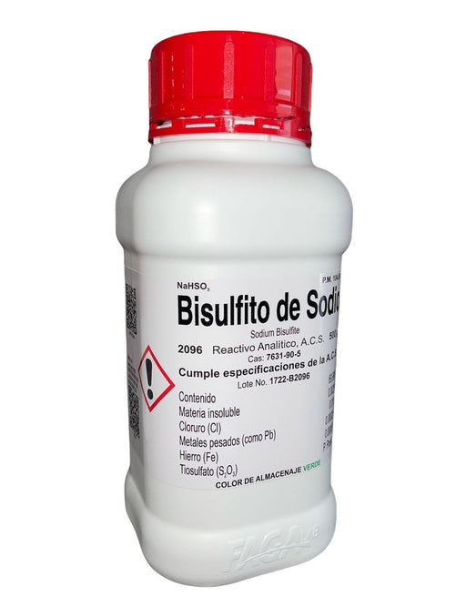 2096-500 - Bisulfito De Sodio R. A. De 500 G ID-3292