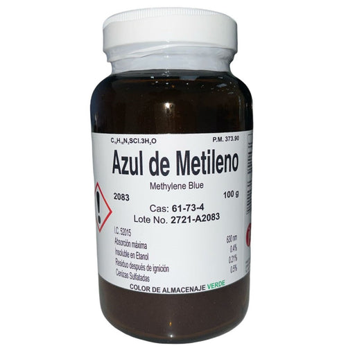 2083-100 - Azul De Metileno 100 G Colorante ID-6842