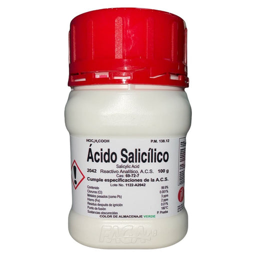 2042-100 - Ácido Salicílico R. A. De 100 G ID-1929