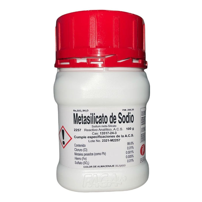 2257-100 - Metasilicato De Sodio Nonahidratado R. A. De 100 G ID-2374