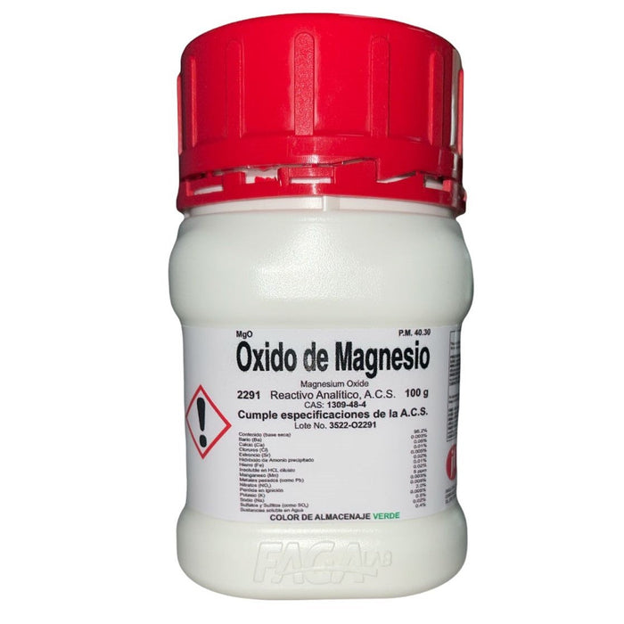 2291-100 - Oxido De Magnesio R. A. De 100 G ID-2582