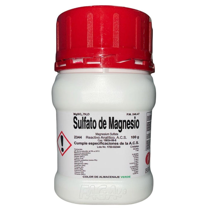 2344-100 - Sulfato De Magnesio R. A. De 100 G ID-2763