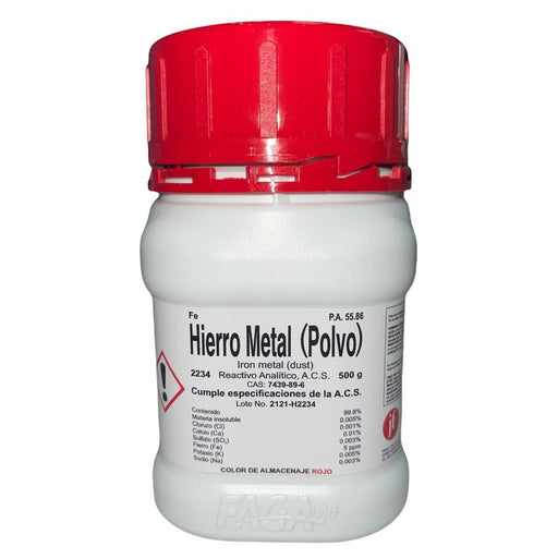 2234-500 - Hierro Metal Polvo R. A. De 500 G ID-2207