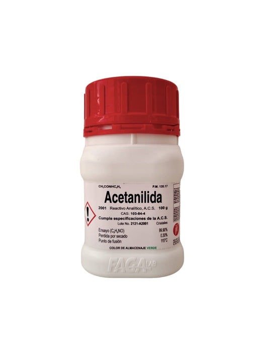 2001-100 - Acetanilida R.A. De 100 G ID-6199