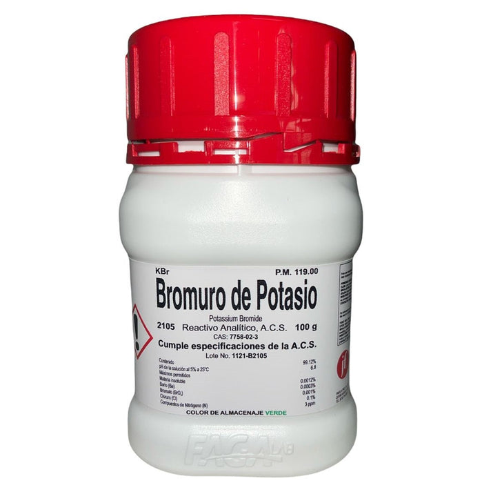 2105-100 - Bromuro De Potasio R. A. De 100 G ID-3268