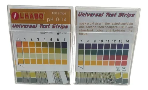 Jfph014 - Papel Ph Universal 0-14 Medidor En Tiras ID-4640