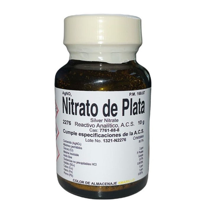 2276-10 - Nitrato De Plata R. A. De 10 G ID-3273