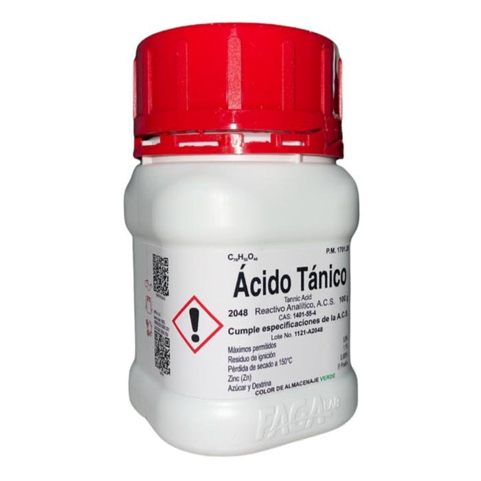 2048-100 - Acido Tanico R. A. De 100 G ID-1950