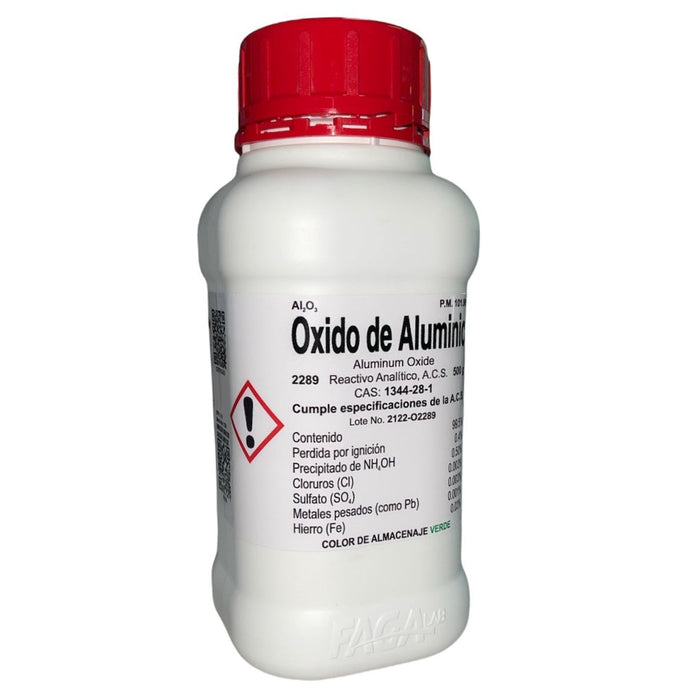 2289-500 - Oxido De Aluminio R. A. De 500 G ID-2558