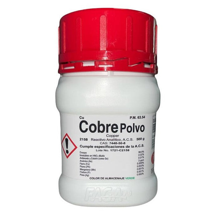 2158-500 - Cobre Polvo R. A. De 500 G ID-1850