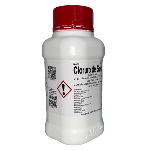 2153-500 - Cloruro De Sodio R. A. De 500G ID-3234