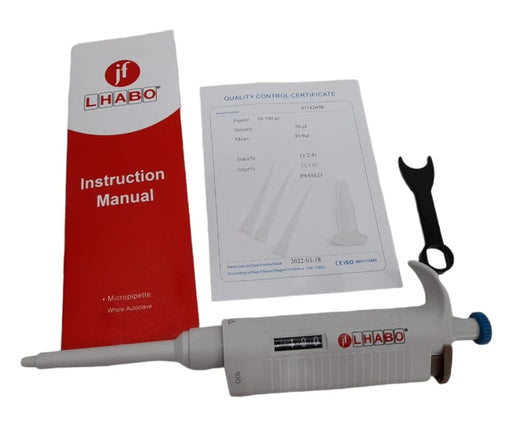 Micropipeta 10-100Ul + Puntas Esteriles 200Ul Jf Lhabo ID-2416065