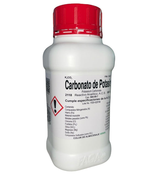 2118-500 - Carbonato De Potasio R. A. De 500 G ID-3475