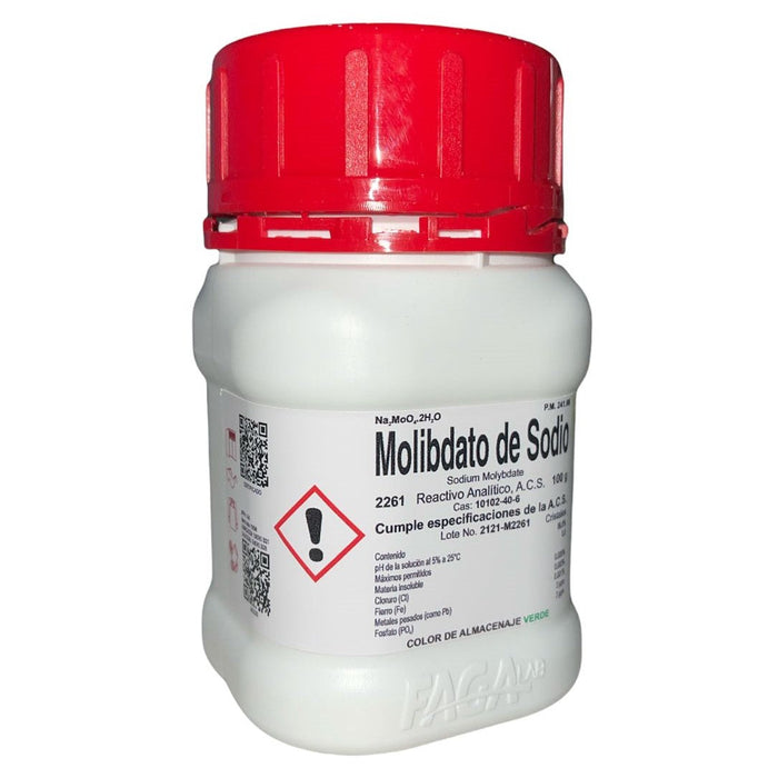 2261-100 - Molibdato De Sodio R. A. De 100 G ID-2405