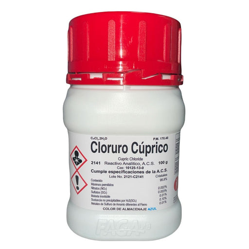 2141-100 - Cloruro Cúprico R. A. De 100 G ID-3497